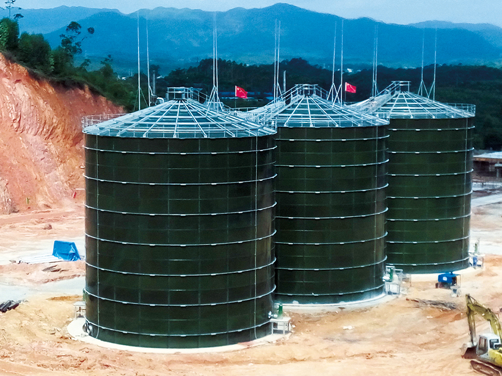 Enamel-assembled CSTR Reactor of Guangxi Luchuan Solid Wastes Treatment Project